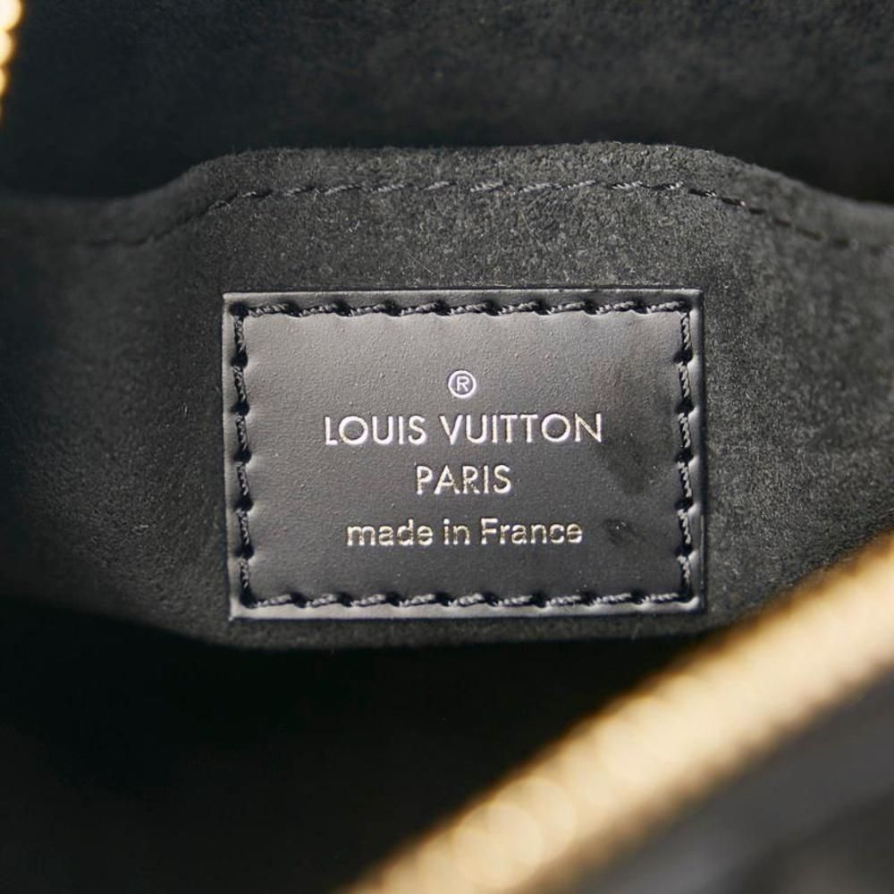 Louis Vuitton Epi Alma Mini Chain Shoulder Bag Noir Black Leather - Picture 7 of 8